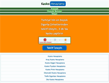 Tablet Screenshot of kaskofiyathesaplama.com